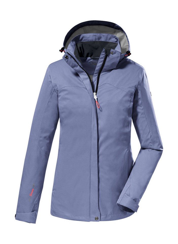 Killtec Outdoorjacke KOS 133 WMN JCKT Wasser- und winddichte Damenjacke mit abnehmbarer Kapuze, PFAS-frei Killtec Outdoorjacke KOS 133 WMN JCKT Wasser- und winddichte Damenjacke mit abnehmbarer Kapuze, PFAS-frei von Killtec