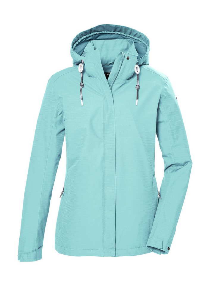 Killtec Outdoorjacke KOS 61 WMN JCKT Wasserdicht, atmungsaktiv, abnehmbare Kapuze, nachhaltige Herstellung Killtec Outdoorjacke KOS 61 WMN JCKT Wasserdicht, atmungsaktiv, abnehmbare Kapuze, nachhaltige Herstellung von Killtec