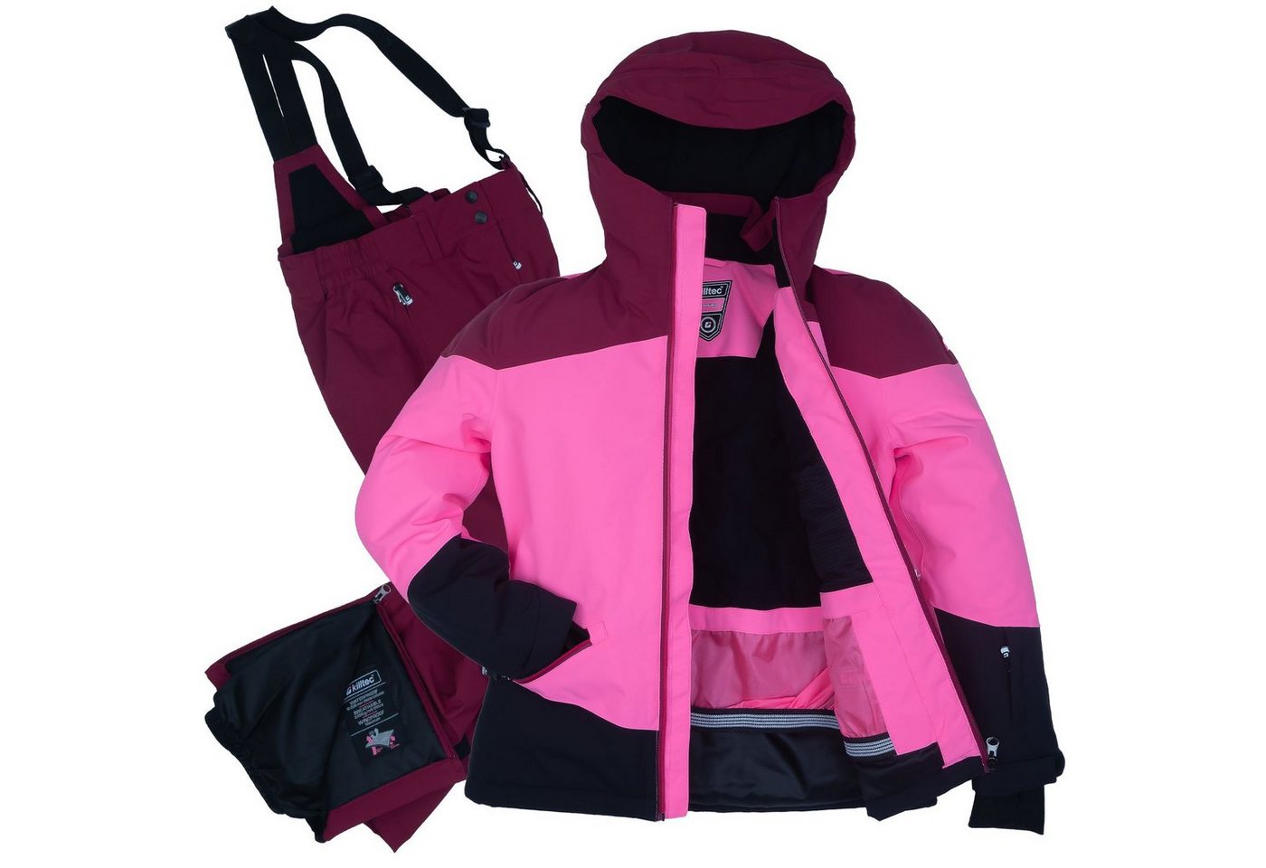Killtec Skianzug Mädchen Skijacke + Skihose (Gr. 128, pink/himbeere), fällt kleiner aus Killtec Skianzug Mädchen Skijacke + Skihose (Gr. 128, pink/himbeere), fällt kleiner aus von Killtec