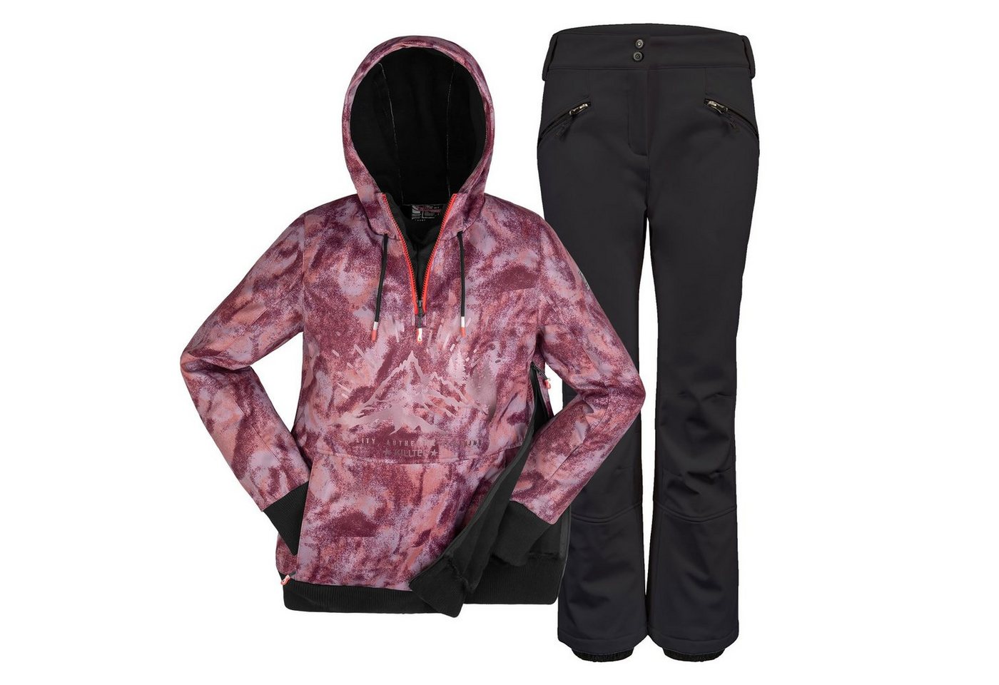 Killtec Skianzug Damen Softshell Hoodie halfzip Stretch Hosen Ski Alpin Kombination (Gr. 40), fällt kleiner aus Killtec Skianzug Damen Softshell Hoodie halfzip Stretch Hosen Ski Alpin Kombination (Gr. 40), fällt kleiner aus von Killtec