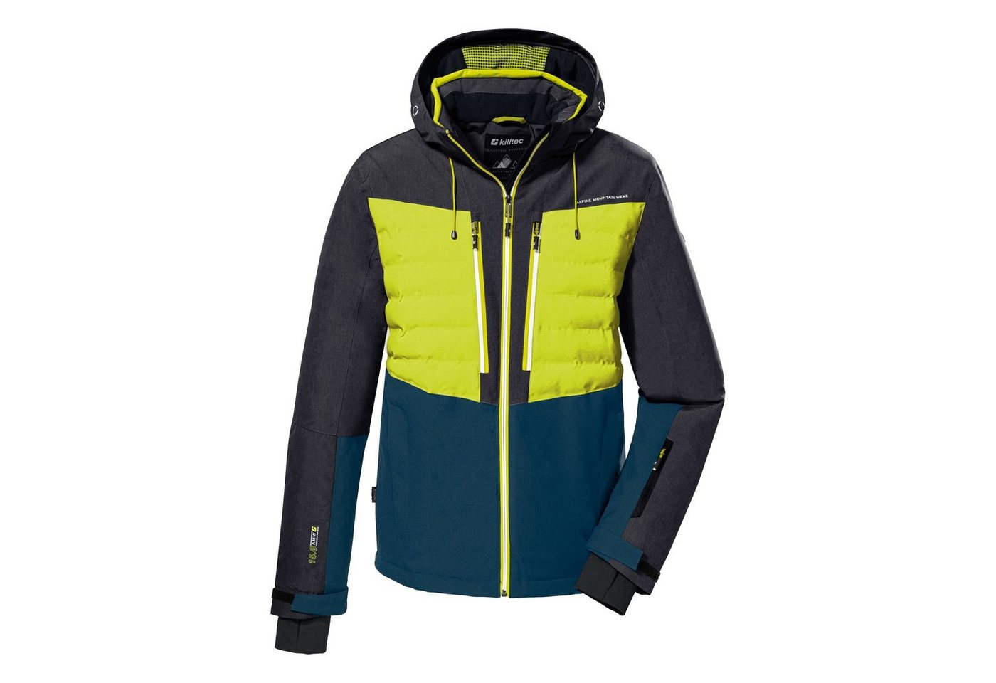 Killtec Skijacke KSW 56 MN SKI JCKT mit abnehmbarer Kapuze, mit Schneefang von Killtec