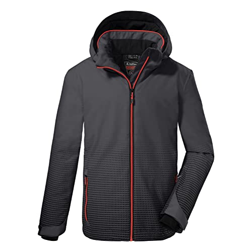 Killtec Jungen Ksw 162 Bys Jckt Skijacke Funktionsjacke mit Kapuze und Schneefang, anthrazit, 152 EU Killtec Jungen Ksw 162 Bys Jckt Skijacke Funktionsjacke mit Kapuze und Schneefang, anthrazit, 152 EU von Killtec