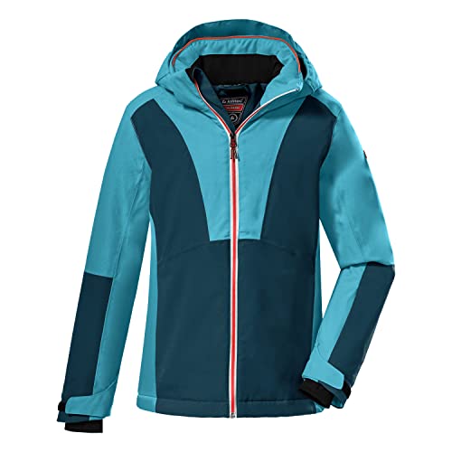Killtec Mädchen Ksw 155 Grls Jckt Skijacke Funktionsjacke mit Kapuze und Schneefang, Türkis, 176 EU Killtec Mädchen Ksw 155 Grls Jckt Skijacke Funktionsjacke mit Kapuze und Schneefang, Türkis, 176 EU von Killtec