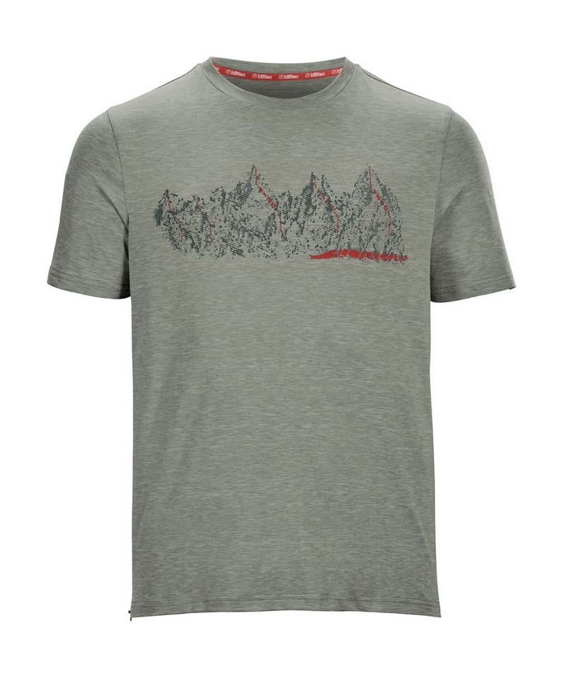 Killtec T-Shirt Lilleo MN TSHRT C Schnelltrocknendes Herren T-Shirt mit Berg-Print und Melange-Optik Killtec T-Shirt Lilleo MN TSHRT C Schnelltrocknendes Herren T-Shirt mit Berg-Print und Melange-Optik von Killtec