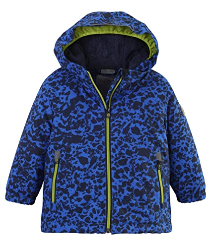 Killtec Unisex Fisw 2 Mns Jckt Skijacke Funktionsjacke mit Kapuze und Schneefang, neon blue, 74-80 EU von Killtec