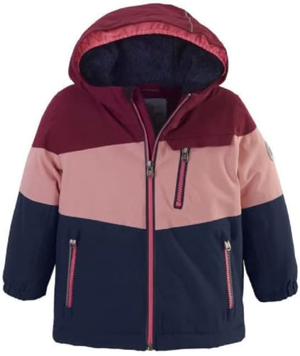 Killtec Unisex Fisw 3 Mns Jckt Skijacke Funktionsjacke mit Kapuze und Schneefang, brombeere, 110-116 EU von Killtec