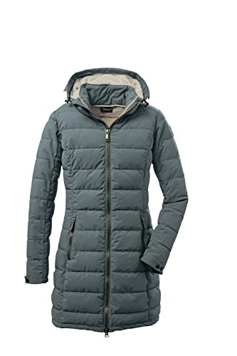 killtec Damen, Funktionsparka/Steppparka Mit Abzippbarer Kapuze, Aquaverde, 46 von Killtec