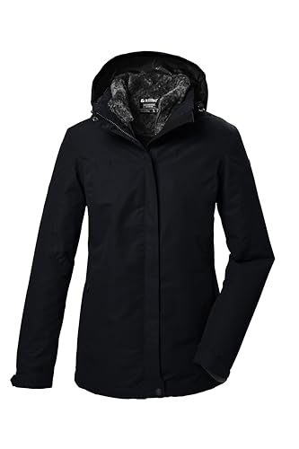 killtec Damen 3 in 1 Funktionsjacke/Outdoorjacke mit abzippbarer Kapuze und einzippbarer Fleecejacke KOW 303 WMN JCKT, schwarz, 38, 41820-000 killtec Damen 3 in 1 Funktionsjacke/Outdoorjacke mit abzippbarer Kapuze und einzippbarer Fleecejacke KOW 303 WMN JCKT, schwarz, 38, 41820-000 von Killtec