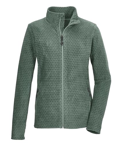 killtec Damen Fleecejacke mit Stehkragen KOW 106 WMN FLC JCKT, grüngrau, 36, 41796-000 von Killtec