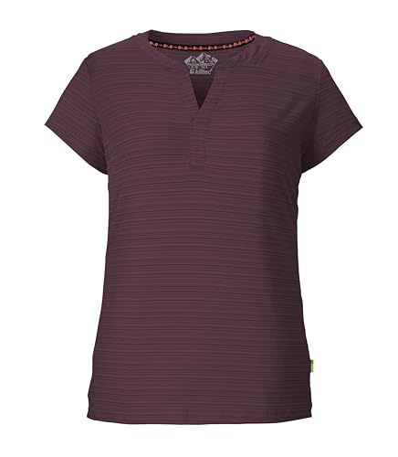 killtec Damen Funktions T-Shirt KOS 32 WMN TSHRT, aubergine, 34, 41269-000 von Killtec