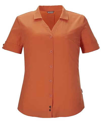 killtec Damen Funktionsbluse KOS 35 WMN WVN SHRT, Koralle, 44, 41273-000 von Killtec