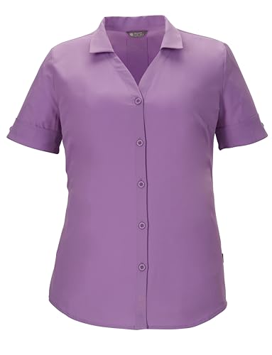 killtec Damen Funktionsbluse KOS 35 WMN WVN SHRT, Malve, 38, 41273-000 von Killtec