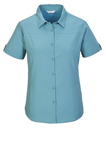 killtec Damen Funktionsbluse Kurzarm/Bluse KOS 1 WMN WVN SHRT, Aqua, 48, 42840-000 killtec Damen Funktionsbluse Kurzarm/Bluse KOS 1 WMN WVN SHRT, Aqua, 48, 42840-000 von Killtec