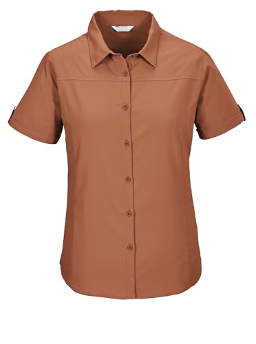 killtec Damen Funktionsbluse Kurzarm/Bluse KOS 1 WMN WVN SHRT, lachs, 40, 42840-000 von Killtec