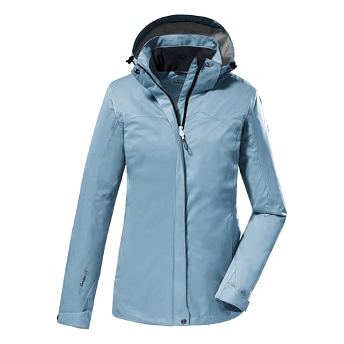 killtec Damen Funktionsjacke/Outdoorjacke mit abzippbarer Kapuze KOS 133 WMN JCKT, bali blau, 40, 38383-000 killtec Damen Funktionsjacke/Outdoorjacke mit abzippbarer Kapuze KOS 133 WMN JCKT, bali blau, 40, 38383-000 von Killtec