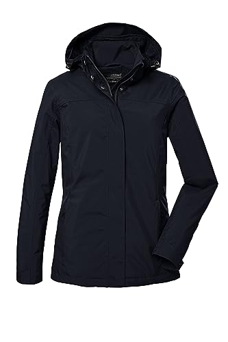 killtec Damen Funktionsjacke/Outdoorjacke mit abzippbarer Kapuze KOS 42 WMN JCKT, dunkelnavy, 38, 41282-000 von Killtec