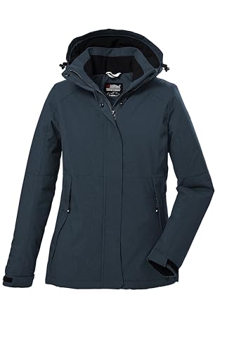 killtec Damen Funktionsjacke/Outdoorjacke mit abzippbarer Kapuze KOW 37 WMN JCKT, hellpetrol, 36, 39702-000 von Killtec