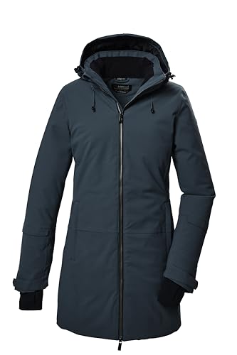 killtec Damen Funktionsparka/Parka mit Kapuze KOW 307 WMN PRK, hellpetrol, 46, 41821-000 von Killtec