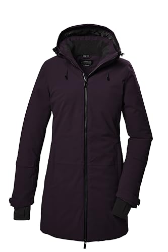 killtec Damen Funktionsparka/Parka mit Kapuze KOW 307 WMN PRK, pflaume, 42, 41821-000 von Killtec