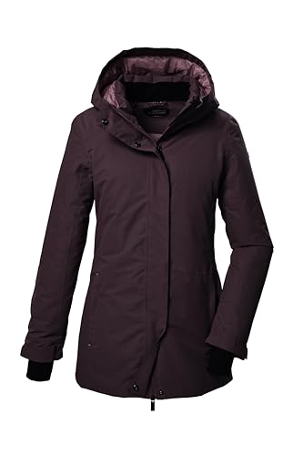 killtec Damen Funktionsparka/Parka mit Kapuze KOW 93 WMN PKR, pflaume, 38, 41817-000 von Killtec