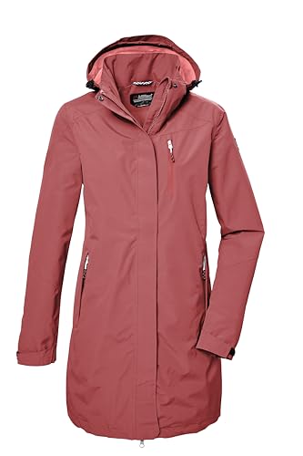 killtec Damen Funktionsparka/Parka mit abzippbarer Kapuze KOS 30 WMN PRK, hell sienna rot, 46, 42918-000 von Killtec