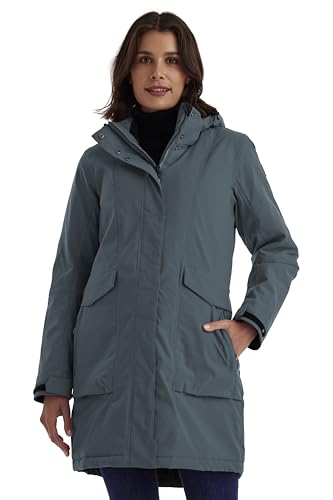 killtec Damen Parka/Mantel wasserdicht mit abzippbarer Kapuze Damen Funktionsparka, blaugrau, 48, 43284-000 killtec Damen Parka/Mantel wasserdicht mit abzippbarer Kapuze Damen Funktionsparka, blaugrau, 48, 43284-000 von Killtec