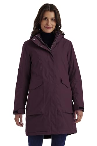 killtec Damen Parka/Mantel wasserdicht mit abzippbarer Kapuze Damen Funktionsparka, dunkelpflaume, 42, 43284-000 killtec Damen Parka/Mantel wasserdicht mit abzippbarer Kapuze Damen Funktionsparka, dunkelpflaume, 42, 43284-000 von Killtec