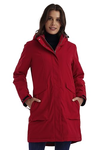 killtec Damen Parka/Mantel wasserdicht mit abzippbarer Kapuze Damen Funktionsparka, rot, 42, 43284-000 killtec Damen Parka/Mantel wasserdicht mit abzippbarer Kapuze Damen Funktionsparka, rot, 42, 43284-000 von Killtec