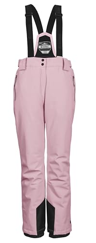 killtec Damen Skihose/Funktionshose mit abnehmbaren Trägern, Kantenschutz und Schneefang KSW 249 WMN SKI PNTS_ERIELLE, Rosenholz, 44, 43428-000 von Killtec