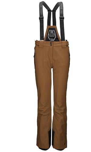 killtec Damen Skihose/Ski-Trägerhose mit abzippbarem Latz und Kantenschutz Laraka, braun, 46, 35247-000 killtec Damen Skihose/Ski-Trägerhose mit abzippbarem Latz und Kantenschutz Laraka, braun, 46, 35247-000 von Killtec
