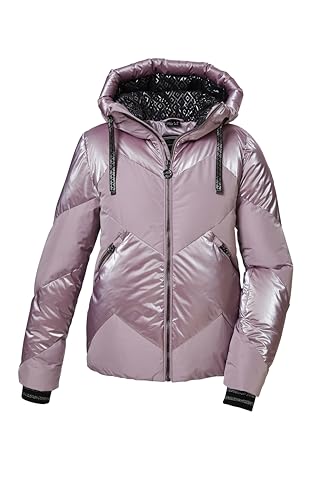 killtec Damen Skijacke/Funktionsjacke in Daunenoptik mit abzippbarem Schneefang KSW 100 WMN SKI QLTD JCKT, hell malve, 38, 42036-000 von Killtec