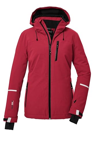 killtec Damen Skijacke/Funktionsjacke mit abzippbarer Kapuze und Schneefang KSW 81 WMN SKI JCKT, modern red, 36, 39746-000 von Killtec