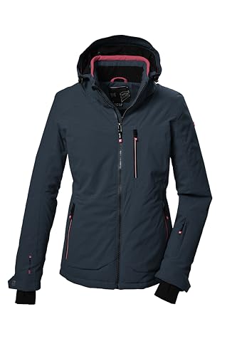 killtec Damen SkijackeFunktionsjacke mit abzippbarer Kapuze und Schneefang KSW 36 WMN SKI JCKT, hellpetrol, 36, 41970-000 von Killtec