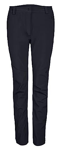 killtec Damen Softshellhose/Outdoorhose KOW 34 WMN SFTSHLL PNTS, schwarz blau, 50, 39847-000 von Killtec