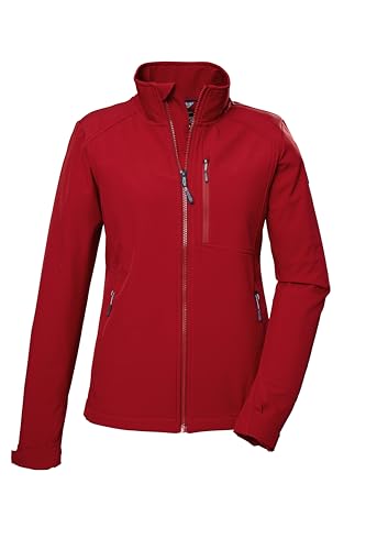 killtec Damen Softshelljacke/Outdoorjacke mit Stehkragen KOS 264 WMN SFTSHLL JCKT, rot, 40, 41317-000 von Killtec