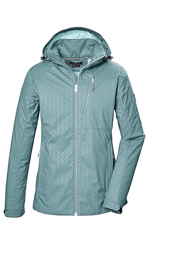 killtec Damen Softshelljacke/Outdoorjacke mit abzippbarer Kapuze KOS 121 WMN SFTSHLL JCKT GRPHIC, aqua, 46, 42852-000 killtec Damen Softshelljacke/Outdoorjacke mit abzippbarer Kapuze KOS 121 WMN SFTSHLL JCKT GRPHIC, aqua, 46, 42852-000 von Killtec