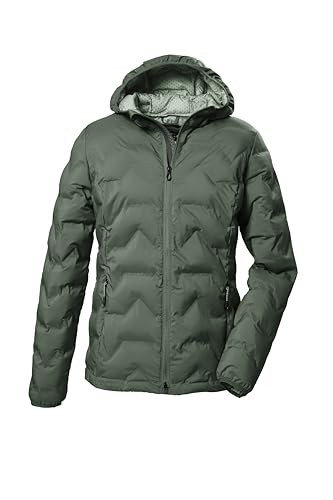 killtec Damen Kow 8 Wmn Qltd Jckt Steppjacke Mit Kapuze/Funktionsjacke Ist Wasserabweisend, Grün/grau, 44 EU killtec Damen Kow 8 Wmn Qltd Jckt Steppjacke Mit Kapuze/Funktionsjacke Ist Wasserabweisend, Grün/grau, 44 EU von Killtec