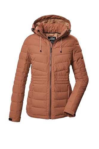 killtec Damen Steppjacke mit abzippbarer Kapuze/Funktionsjacke ist wasserabweisend KOW 10 WMN QLTD JCKT, dunkelapricot, 44, 41807-000 von Killtec