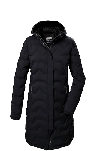 killtec Damen Steppparka/Funktions Parka mit Kapuze KOW 9 WMN QLTD PRK, schwarz, 50, 41806-000 von Killtec