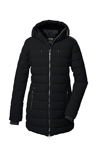 killtec Damen Steppparka/Parka mit Kapuze KOW 55 WMN QLTD PRK, schwarz, 42, 41809-000 von Killtec