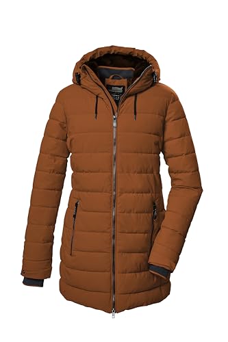 killtec Damen Steppparka/Parka mit Kapuze KOW 55 WMN QLTD PRK, zimt, 50, 41809-000 von Killtec