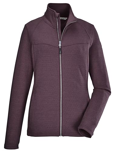 killtec Damen Stretchjacke mit Stehkragen/Fleecejacke KOS 102 WMN FLX JCKT, aubergine, 38, 39176-000 von Killtec