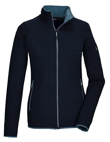 killtec Damen Strickfleecejacke/Fleecejacke mit Stehkragen KOW 111 WMN KNT FLC JCKT, dunkelnavy, 50, 41800-000 von Killtec