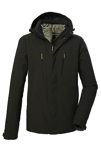 killtec Herren 3 in 1 Outdoorjacke/Funktionsjacke mit abzippbarer Kapuze und einzippbarer Steppjacke KOW 18 MN JCKT, dunkeloliv, L, 39701-000 killtec Herren 3 in 1 Outdoorjacke/Funktionsjacke mit abzippbarer Kapuze und einzippbarer Steppjacke KOW 18 MN JCKT, dunkeloliv, L, 39701-000 von Killtec
