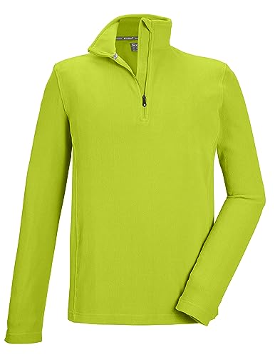 killtec Herren Fleeceshirt mit Stehkragen und Reißverschluss KSW 99 MN FLC SHRT, Dark Moss, XL, 40878-000 von Killtec