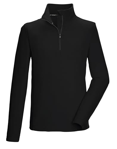 killtec Herren Fleeceshirt mit Stehkragen und Reißverschluss KSW 99 MN FLC SHRT, schwarz, L, 40878-000 von Killtec