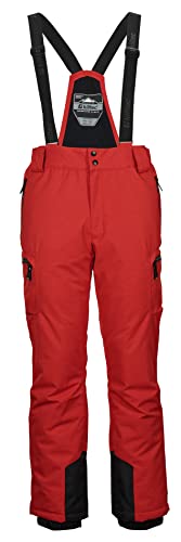 killtec Herren Funktionshose/Skihose mit abnehmbaren Trägern, Kantenschutz und Schneefang KSW 227 MN SKI PANTS, dunkelorange, 4XL, 37379-000 von Killtec