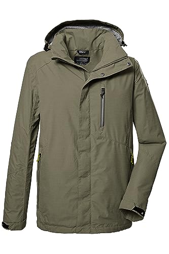 killtec Herren Funktionsjacke/Outdoorjacke mit abzippbarer Kapuze KOS 256 MN JCKT_CARLEB, sage, L, 41364-000 killtec Herren Funktionsjacke/Outdoorjacke mit abzippbarer Kapuze KOS 256 MN JCKT_CARLEB, sage, L, 41364-000 von Killtec