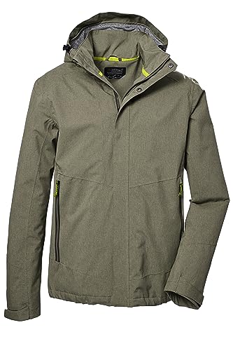 killtec Herren Funktionsjacke/Outdoorjacke mit abzippbarer Kapuze KOS 53 MN JCKT, sage, 3XL, 41333-000 von Killtec