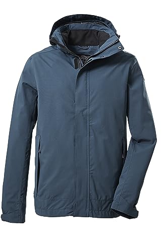 killtec Herren Funktionsjacke/Outdoorjacke mit abzippbarer Kapuze KOS 87 MN JCKT_XENIOS, stahlblau, XL, 39147-000 von Killtec